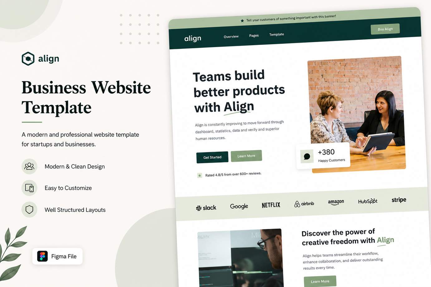 Align – Business Consulting Landing Page