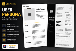 PersonaCraft – Modern User Persona Template