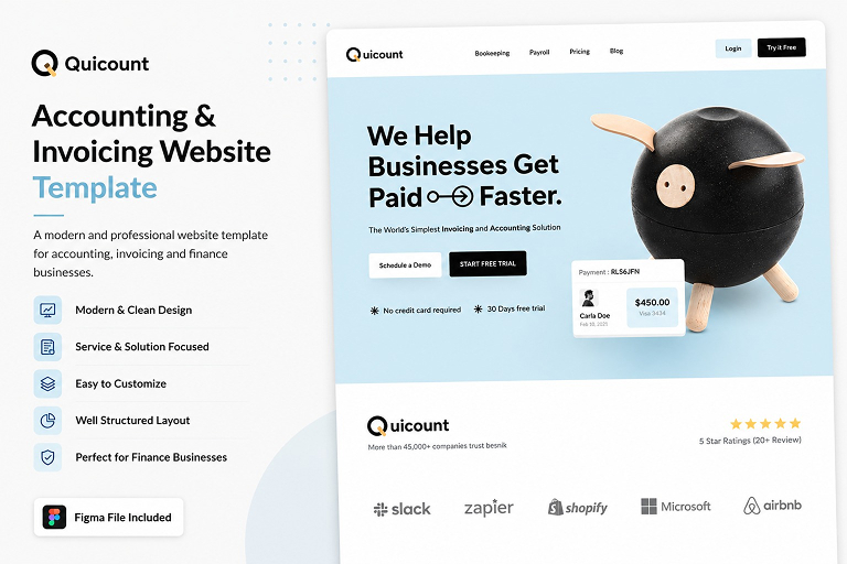 QuiCount – Accounting Website